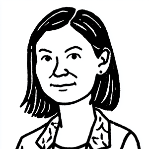 Illustrated portrait of Ms. Chen